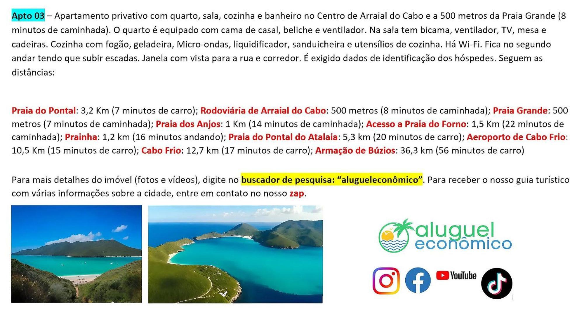 Arraial do Cabo - Brisas do Farol - Aluguel Economico Exterior foto