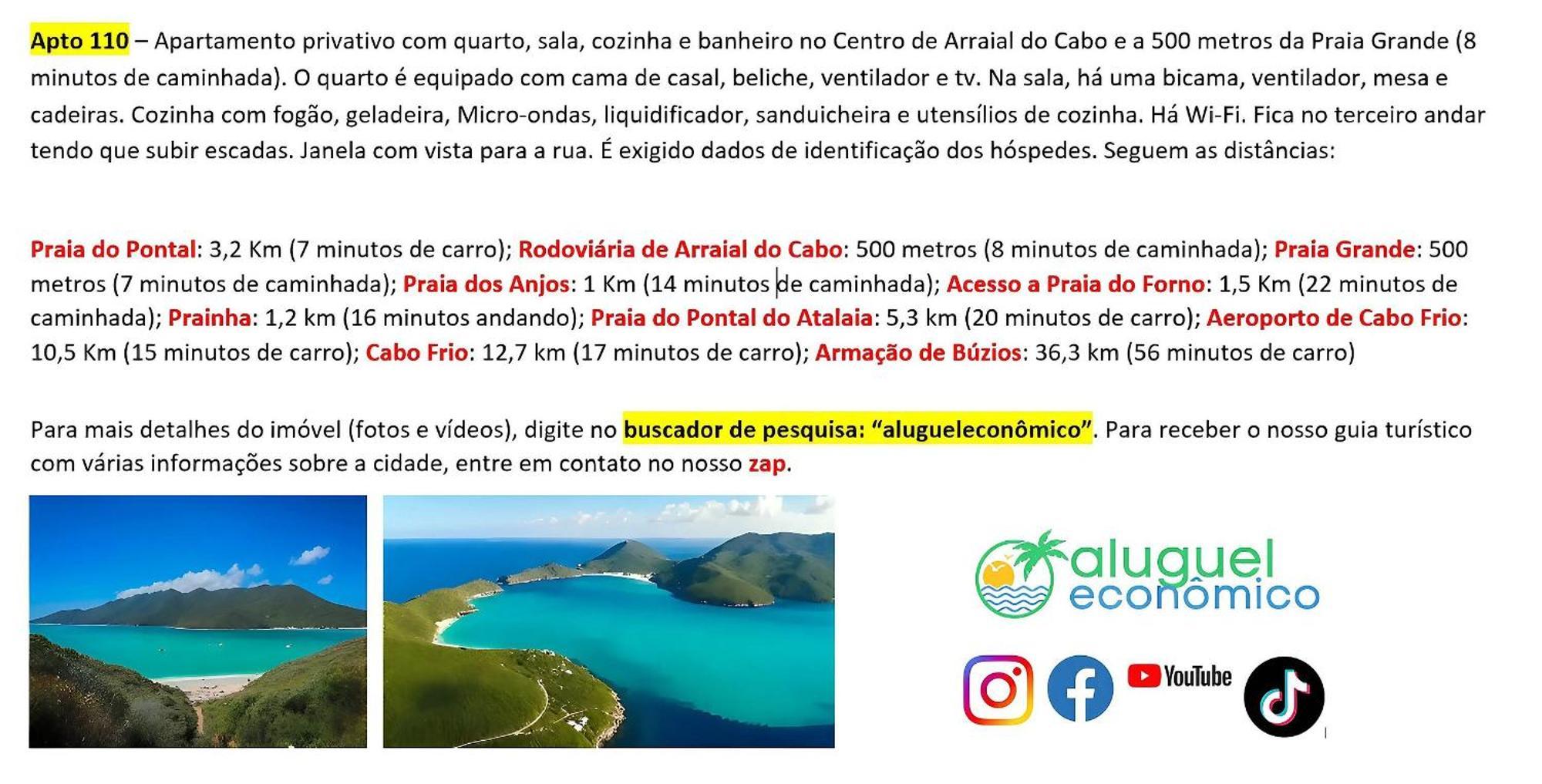 Arraial do Cabo - Brisas do Farol - Aluguel Economico Exterior foto