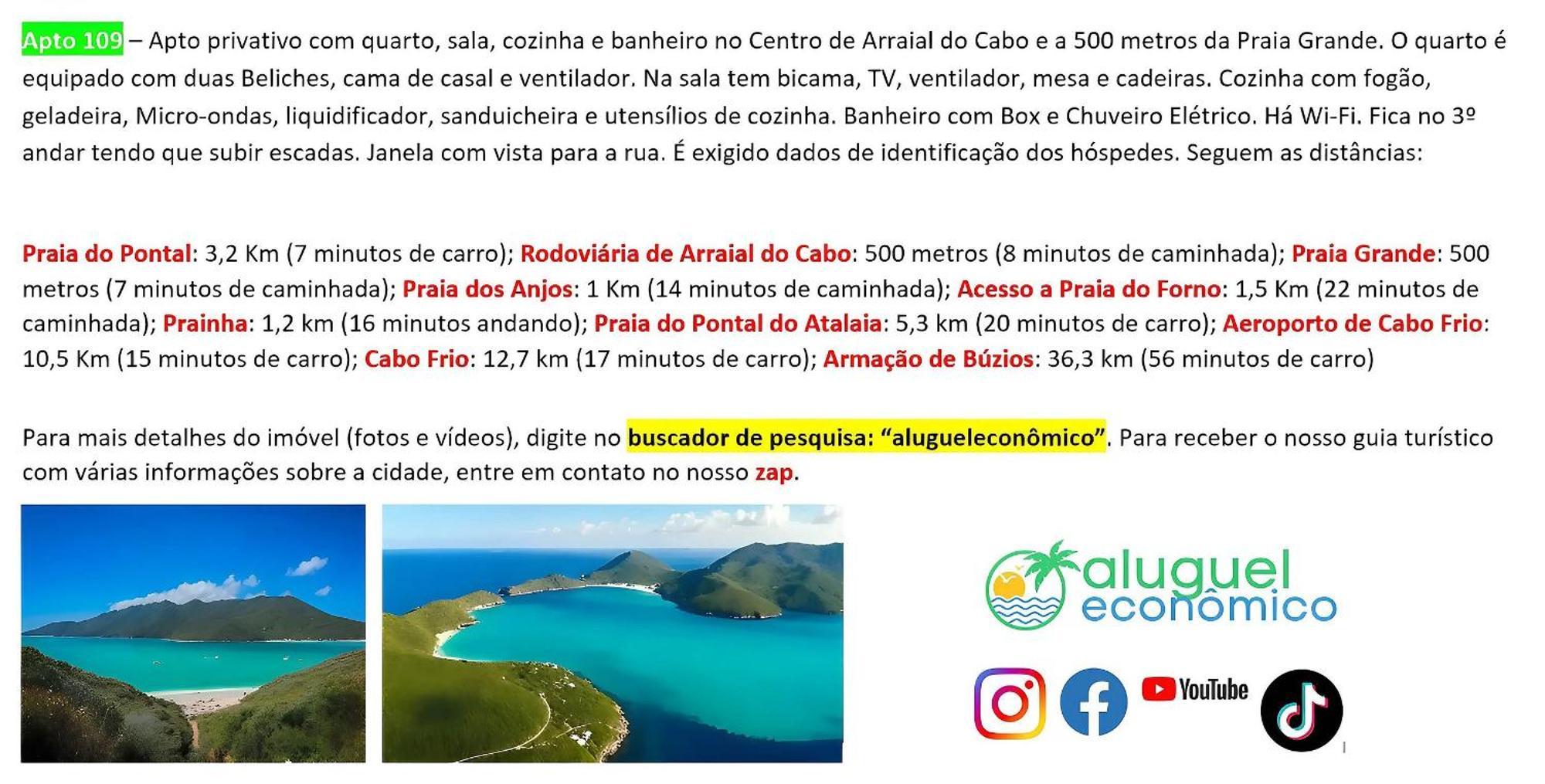 Arraial do Cabo - Brisas do Farol - Aluguel Economico Exterior foto