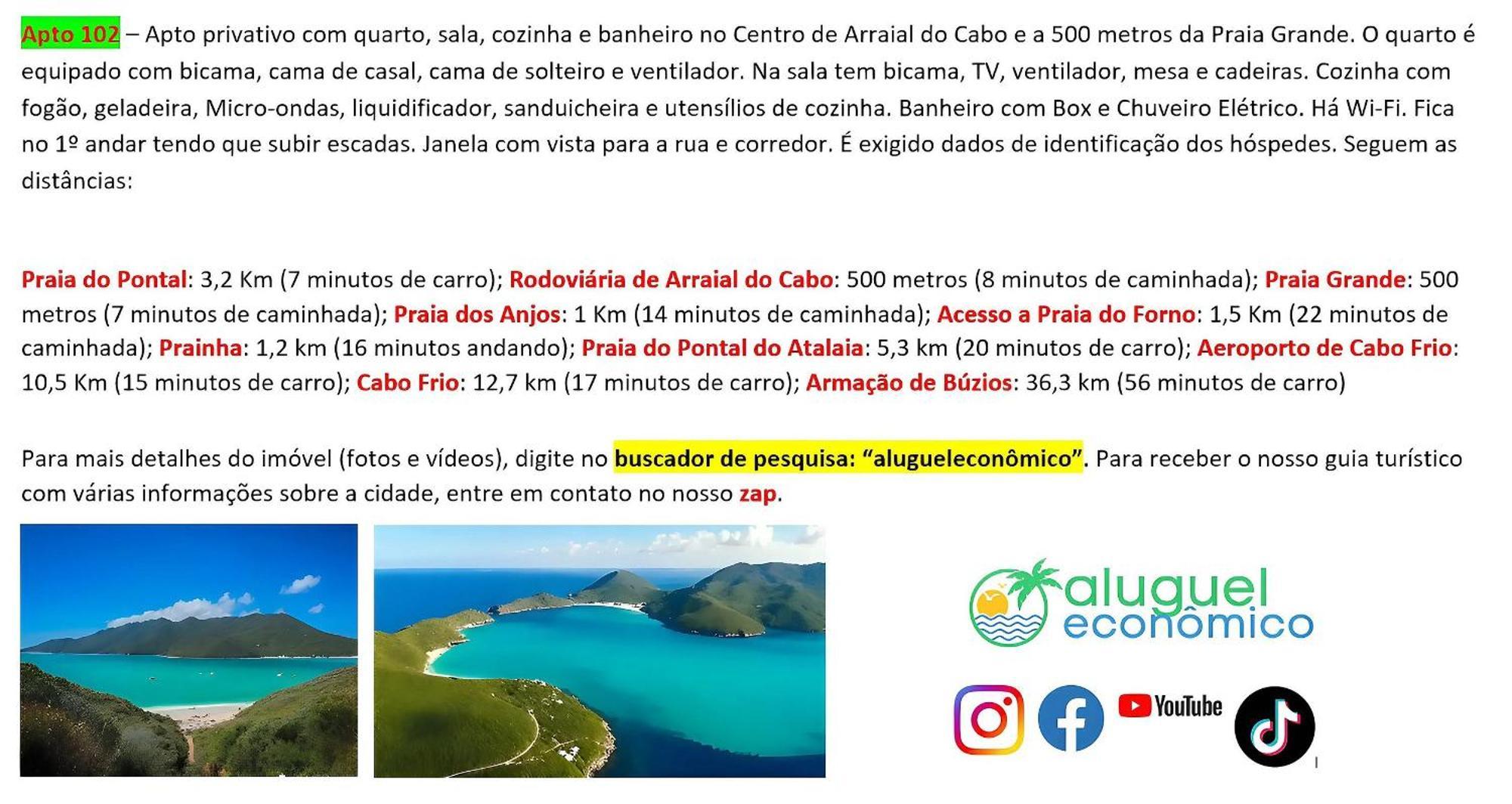 Arraial do Cabo - Brisas do Farol - Aluguel Economico Exterior foto