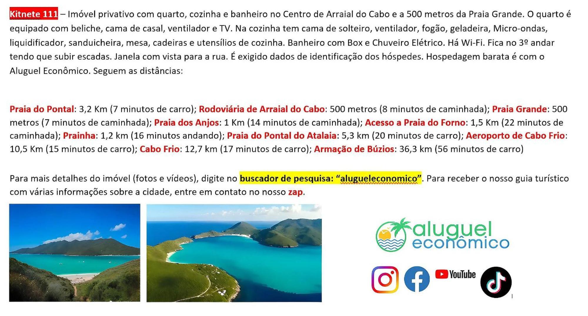 Arraial do Cabo - Brisas do Farol - Aluguel Economico Exterior foto