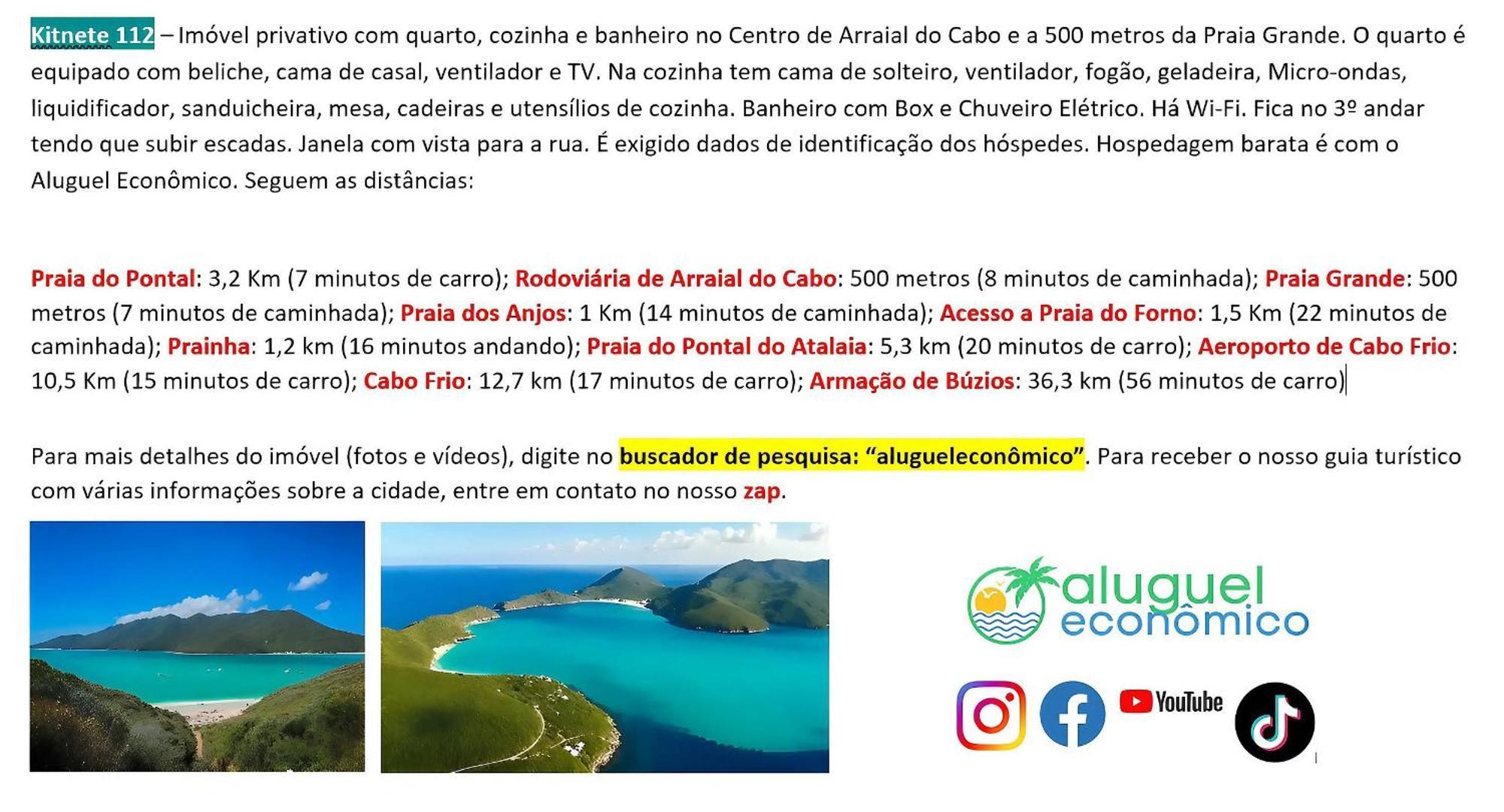 Arraial do Cabo - Brisas do Farol - Aluguel Economico Exterior foto