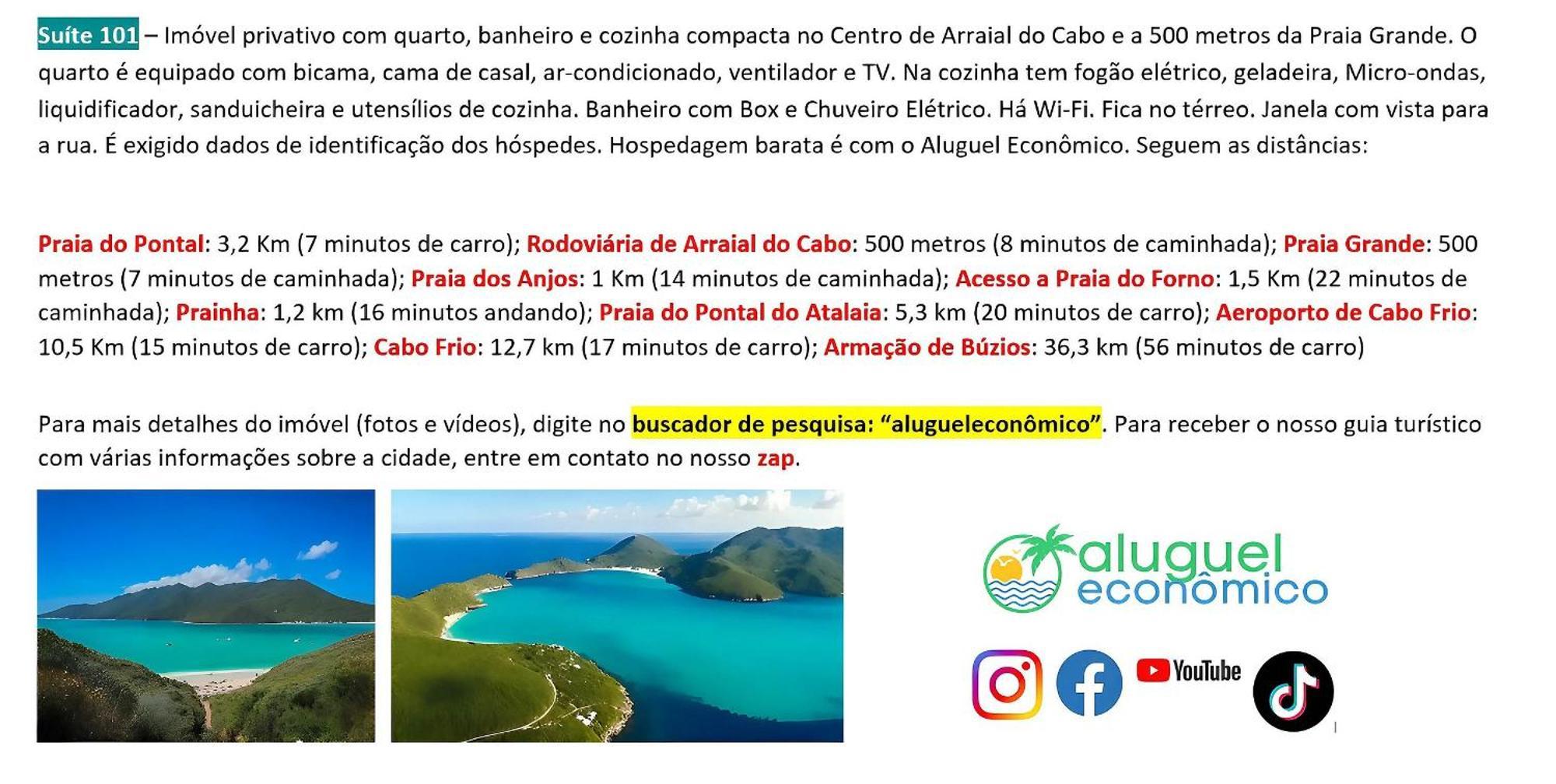 Arraial do Cabo - Brisas do Farol - Aluguel Economico Exterior foto